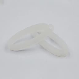 2PCS 40mm Silicone Ring Lanyard Band With Hole For Box Mechanical Rod Accessories Rope Hanging Loop Keychain Rubber Decoration