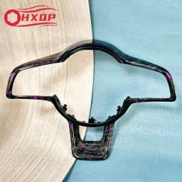 for VW Golf 7 7.5R GTI Rline GTD Shangku R Sport Edition Steering Wheel Paint Black Frame Steering Wheel Button Frame