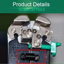 LAOA 2pcs Spring Automatic Wire Stripping Pliers Spare Spring Made in Taiwan