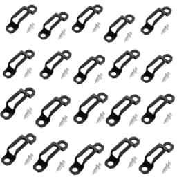 12/20pcs invisible 2-in-1 connectors with screws, suitable for cabinet, wardrobe components, furniture combination fasteners