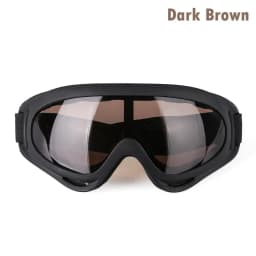 DIZETION 1Pc Winter Windproof Skiing Glasses Goggles Outdoor Sports Eyewear Glasses Ski Dustproof Lens Frame Sunglasses