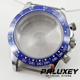 Daytona 40mm VK63 Sapphire Glass Watch Case Ceramic Bezel Men's Watch Accessories Suitable for VK63 VK63A VK64 Quartz Movement
