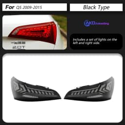 AKD Tail Lamp for Audi Q5 Q5L LED Tail Light 2008-2018 Q5 Q5L Rear Fog Brake Turn Signal Automotive Accessories