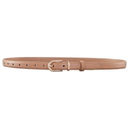 Ladies' Alloy Belt Buckle Two-Layer Cowhide Belt for Versatile, High-End, and Simple Business Casual Wear with Jeans