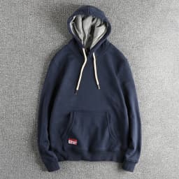 2024 Autumn And Winter New Basic Sweatshirts Men's Soild Color Hoodies High Quality Pullover Fashion Washed Casual Sportwear