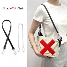 Bag Chain Strap Insert For Canvas Lunch Box Bag Durable Fashion Good Quality Bag Modification Bag Accessories