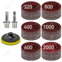 Car Detailing Headlight Restoration Sponge For Auto Polishing Waxing Washing Cleaning Wool Pad Backing Plate Sandpaper Kit