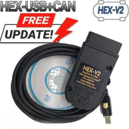 2026 Newest VCDS 25.3 VAG Scanner Tool Cable OBD2 Diagnostic Multi-Language HEX V2 Wesheu VCDS VAG COM 24.7 For Audi SKODA VW