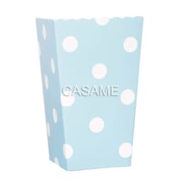 6pcs Rose Gold Pink Stiff Paper Mini Party Popcorn Boxes Pop Corn Candy/ Sanck Favor Bags Wedding Birthday Movie Party Tableware