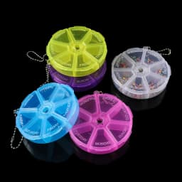 1pcs 7Grids/8Grids PP Storage Jewelry Box Detachable Plastic Storage Box for Beads Earring Pendant Jewelry Accessories Storage
