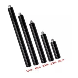 Carbon Fiber Extension Pole 32mm Diameter with 5/8 11 Thread for GPS Surveying Rod Compatibility Length Options 10cm to 50cm
