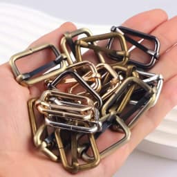 5pcs Metal Roller Buckle Ring for Belt Bags DIY Accessories Pin Buckle Multi-Purpose Webbing Slider for Strap Rectangle Buckle