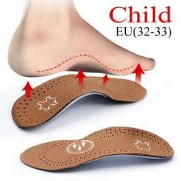 Leather Orthopedic Insoles For The Feet Correction Flat Feet High Arch Support Foot Pads Deodorant Sneakers Shoes For Men Insert