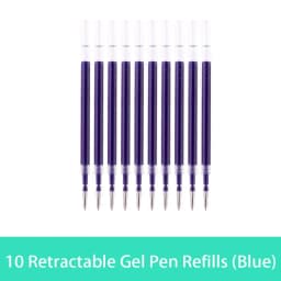 10/20/30 pcs/set 0.5mm Gel Pen Refills Red Blue Black Ink Stationery Writing Supplies Office Signature Rods Office School Needle