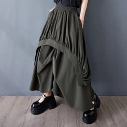 plus size vintage high waist spring summer casual loose long for woman skirts womens 2025 skirt clothing