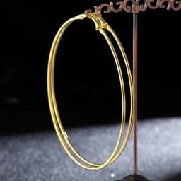 BLIJERY Trendy Oversized Hoop Earrings Big Smooth Circle Earrings Basketball Brincos Punk Style Loop Earrings for Women Jewelry