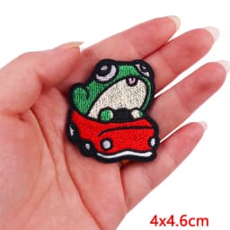 Animal Cat Possum Fox Patch Cartoon Embroidery Patch Iron On Patches For Clothing Thermoadhesive Patches On Clothes Sewing Badge