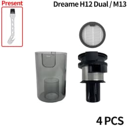Original Dustbin For Dreame H12 Dual/ M12/M13 Vacuum Cleaner Accessories Dust Cup Bucket Filter Replacement Spare Parts