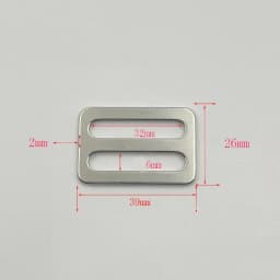 2/5Pcs Deepeel 15-38mm Stainless Steel Bag Strap Buckles Tri-Glide Backpack Belt Adjust Slider Pet Collar Ring Clasp Accessories