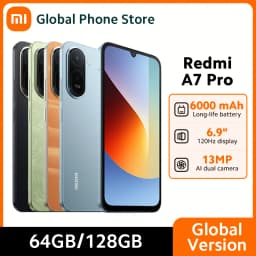 Global Version Xiaomi Redmi A7 Pro Smartphone ROM 6000mAh 15W Charging Octa-core UNISOC T7250 13MP Camera 120Hz 6.9" LCD Display