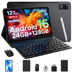 DOOGEE Android 16 U12 2 in 1 Tablet PC 12 inch Gemini AI 24GB(6 + 18) 128GB mAh Battery Widevine L1 bracket Wifi Tablet PC