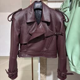 YOLOAgain Women's Real Leather Jacket Sheepskin Coat
