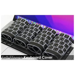 Keyboard Cover for MacBook M4 M3 M2 Pro/Max Chip MacBook Air 15.3"/13.6" A3240/A3241/A2941 Pro 14"/16" A2992/A2779/A2991/A2918