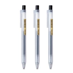 0.5mm Press Gel Pen Blue/Black/Dark Blue/red Ink MUJIs Refills Rod Handle Ballpoint School Office Student Writing Stationery