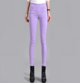 High Elastic Pants Womens  Pencil Push Up Butt Lifting Straight Comfort Korean Style XL Good Stretchy Trouses