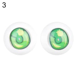 1pair 11mm Plastic Doll Safety Eyes For 1/6 BJD Dolls For ob11 Dolls Animals Toy Puppet Making Dinosaur Eyeballs DIY Accessories