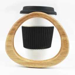 2Pcs Deepeel Solid Wood Bag Handle Women's Handbag Wrist Ring Handles Woven-Bag Purse Frames DIY Bags Replacement Accessories