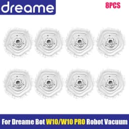For Dreame Bot W10 W10Pro Vacuum Cleaner Accessories, Main Side Brush, HEPA Filter, Mop Cloth Spare Parts