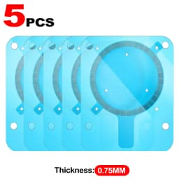 10-1PCS Strong Magnetic Ring Wireless Charging Magnet Circle Sticker Metal Magnet Plate Sheet for Magsafe IPhone 17 16 15