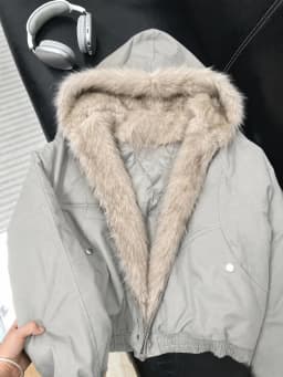 Winter Warm Cotton Padded Jacket 2026 Korean Style Women Faux Fur Turtleneck Coat Y2K Vintage Casual Parka Long Outerwear Tops