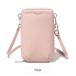 PU Soft Leather Women's Handbag Fashionable Multi Functional Phone Bag Diagonal Strap Single Shoulder Coin Wallet