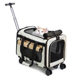 Pet Trolley Cat Bag Extra Large Portable Case Detachable Dog Trolley Case Large Foldable Pet Bag Cat Travel Carrier Bag