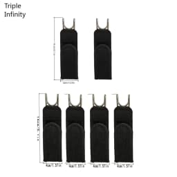 2026 Convenient Invisible Belt Without Buckle Black Elastic Waist Belts With Metal Hook Outdoor Work Pants Belt Stretch