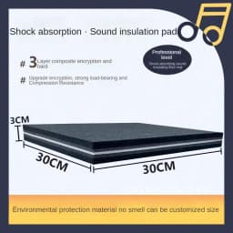 Thickness 3cm Three Layer Shock-absorbing Foam Pad Indoor Sound Insulation Anti-vibration Pad Floor Sound Insulation Shock Foam