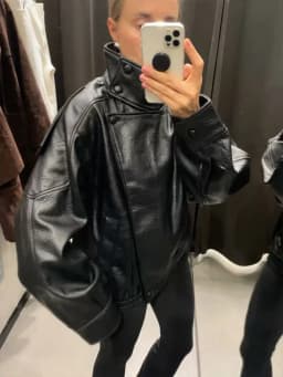 Faux Leather Jacket for Women Casual Solid Long Sleeve Zipper Pu Leather Coats New Autumn Fashion Female Streetwear Coat