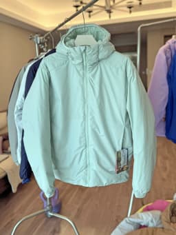 Warm Cotton Jacket "Bird" Lightweight Outdoor P Cotton Hooded Sports Coat Windproof down Alternative Fashionable Urban Style