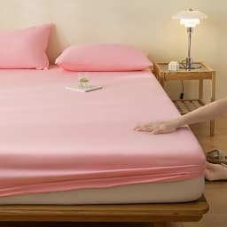 100% Waterproof Mattress Cover Protector Adjustable Non-slip Bed Fitted Sheet With Elastic Band for King Queen 90/140/160/200