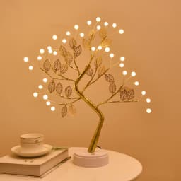 36/108LEDs Tabletop Tree Lamp, LED Atmosphere Night Lights, USB or AA Battery Lighting, for Camping Bedroom Holiday Party Decor