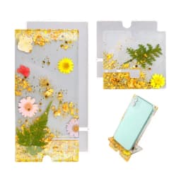 DIY Crystal Epoxy Silicone Mold Mobile Phone Stand Holder Decoration Resin Mould Phone Bracket Molds