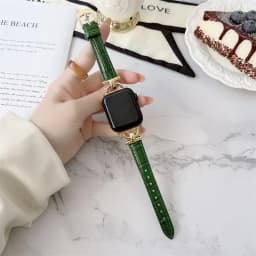 Genuine Band For Apple Watch Leather strap 41mm-45mm 49mm 38mm 40mm 42mm 44mm Slim bracelet iwatch series ultra 2 9 8 7 6 5 4 3