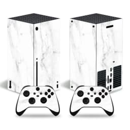 For X-box Series X Console and 2 Controllers Skin Sticker Geometric Lattice Protective Vinyl Decal Full Set for XSX Skin