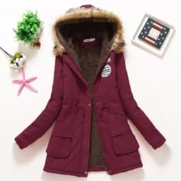 Spring Autumn Winter Jacket Women 2025 Thick Warm Hooded Parka Mujer Cotton Padded Coat 3XL Casual Slim Jacket Female