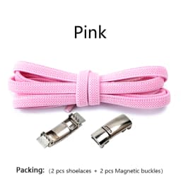 New Magnetic Lock Shoelaces without ties Elastic Laces Sneakers No Tie Shoe laces Kids Adult Flat Shoelace for Shoes Accessories