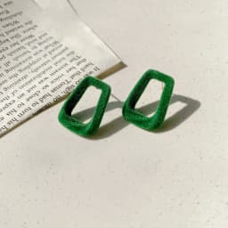 Vintage Wine Red Flocking Earrings Charm Geometric Bowknot Stud Earrings for Women Girls Fashion Unusual Jewelry Ear Accessories