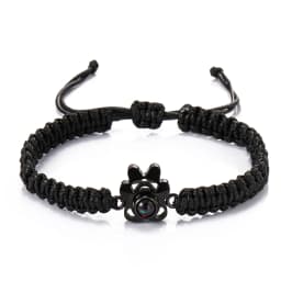 Beaded Personalized Photo Projection Bracelet Custom Photo Dog Paw Bracelet Pet Photo Necklace Cat PawPendant Commemorative Gift