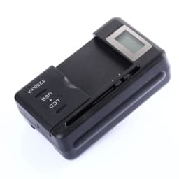 Mobile Universal Battery Charger LCD Indicator Screen For Cell Phones with USB-Port EU US Plug for Mobile Phone Li-ion Battery
